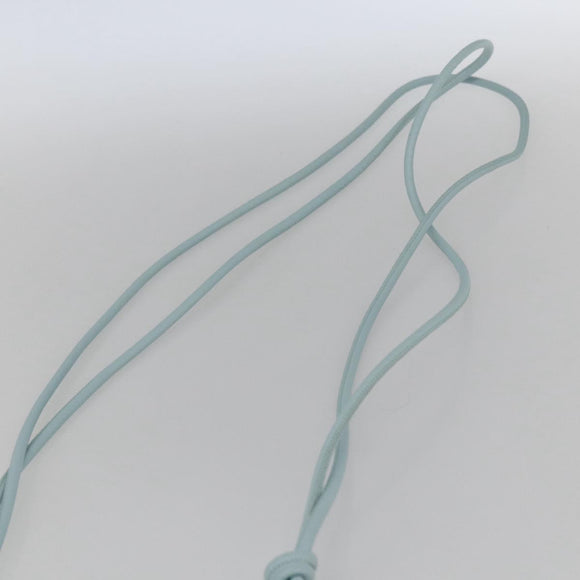 BOTTEGA VENETA INTRECCIATO Shoulder Bag Leather Light Blue Gold Auth bs32785V