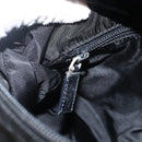 PRADA Shoulder Bag Nylon Black Silver Auth bs32787-21