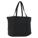 PRADA Tote Bag Nylon Black Silver Auth bs32788-1