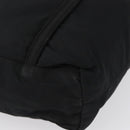 PRADA Tote Bag Nylon Black Silver Auth bs32788-14