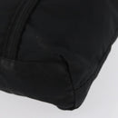PRADA Tote Bag Nylon Black Silver Auth bs32788-16