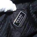 PRADA Tote Bag Nylon Black Silver Auth bs32788-17