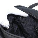 PRADA Tote Bag Nylon Black Silver Auth bs32788-20
