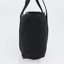 PRADA Tote Bag Nylon Black Silver Auth bs32788-4