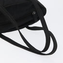 PRADA Tote Bag Nylon Black Silver Auth bs32788-7