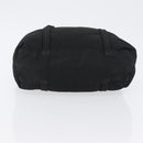 PRADA Tote Bag Nylon Black Silver Auth bs32788-5
