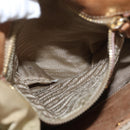 PRADA Tote Bag Nylon Beige Gold Auth bs32789-22