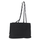 PRADA Tote Bag Nylon Black Silver Auth bs32790-1