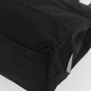 PRADA Tote Bag Nylon Black Silver Auth bs32790-14