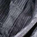 PRADA Tote Bag Nylon Black Silver Auth bs32790-11
