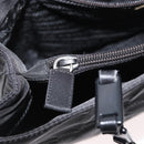 PRADA Tote Bag Nylon Black Silver Auth bs32790-25