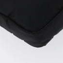 PRADA Pouch Nylon Black Silver Auth bs32791-12