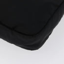 PRADA Pouch Nylon Black Silver Auth bs32791-13