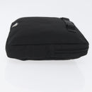 PRADA Pouch Nylon Black Silver Auth bs32791-4