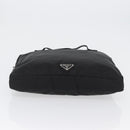 PRADA Pouch Nylon Black Silver Auth bs32791-9