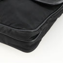 PRADA Shoulder Bag Nylon Black Silver Auth bs32792-9