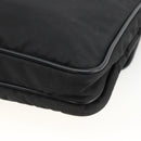 PRADA Shoulder Bag Nylon Black Silver Auth bs32792-15