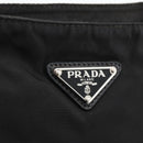 PRADA Shoulder Bag Nylon Black Silver Auth bs32792-17