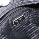 PRADA Shoulder Bag Nylon Black Silver Auth bs32792-19