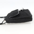 PRADA Shoulder Bag Nylon Black Silver Auth bs32792-3
