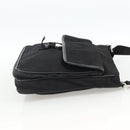 PRADA Shoulder Bag Nylon Black Silver Auth bs32792-4