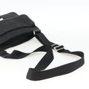 PRADA Shoulder Bag Nylon Black Silver Auth bs32792-7