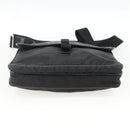 PRADA Shoulder Bag Nylon Black Silver Auth bs32792-5