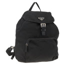 PRADA Rucksack Nylon Schwarz Silber Auth bs32793-1