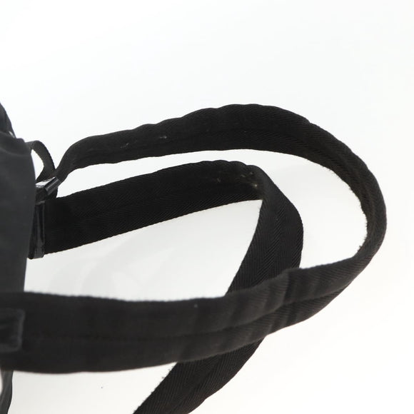 PRADA Rucksack Nylon Schwarz Silber Auth bs32793