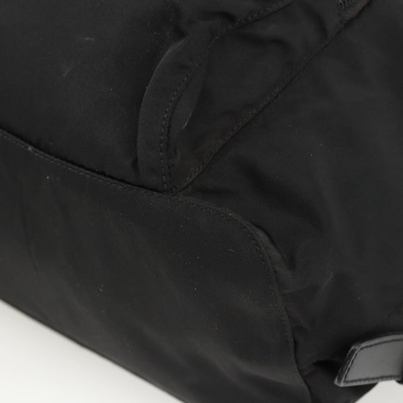 PRADA Rucksack Nylon Schwarz Silber Auth bs32793