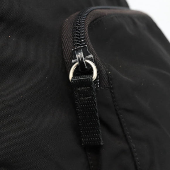 PRADA Rucksack Nylon Schwarz Silber Auth bs32793