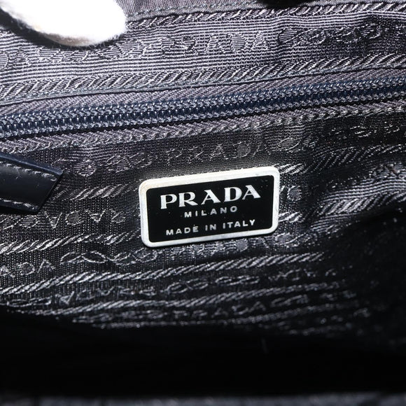 PRADA Rucksack Nylon Schwarz Silber Auth bs32793