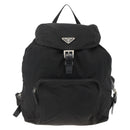 PRADA Rucksack Nylon Schwarz Silber Auth bs32793-13