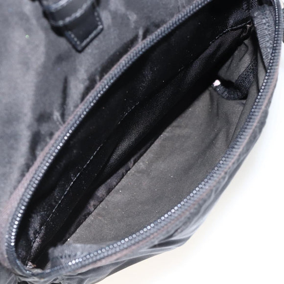 PRADA Rucksack Nylon Schwarz Silber Auth bs32793