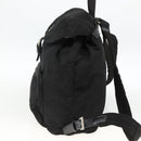 PRADA Rucksack Nylon Schwarz Silber Auth bs32793-4