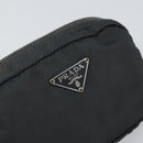PRADA Pouch Nylon Black Auth bs32795-8