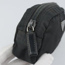 PRADA Pouch Nylon Black Auth bs32795-9