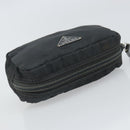 PRADA Pouch Nylon Black Auth bs32795-5