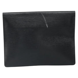 LOUIS VUITTON Epi Porte Documents・Senatur Briefcase Black M54452 Auth bs32800 - 0