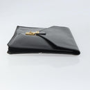 LOUIS VUITTON Epi Porte Documents・Senatur Briefcase Black M54452 Auth bs32800-4