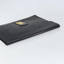 LOUIS VUITTON Epi Porte Documents・Senatur Briefcase Black M54452 Auth bs32800-6