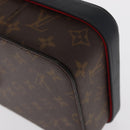 LOUIS VUITTON Monogram Boite Camille GM Pouch Red GI0020 LV Auth bs32805V-16