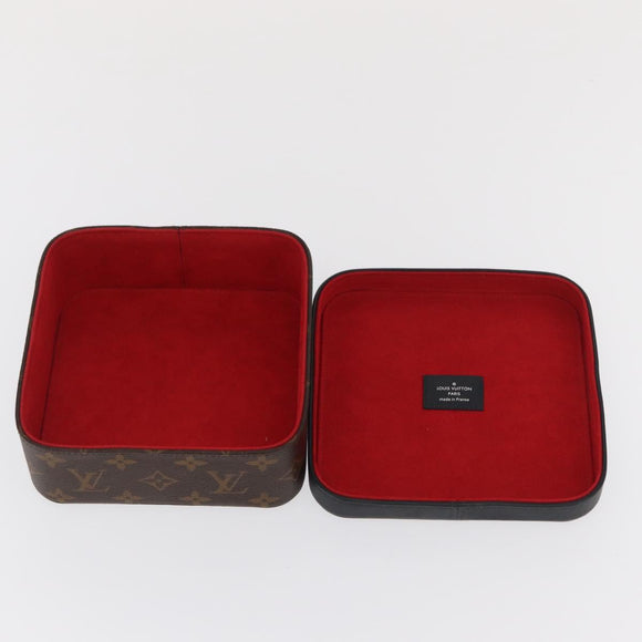 LOUIS VUITTON Monogram Boite Camille GM Pouch Red GI0020 LV Auth bs32805V