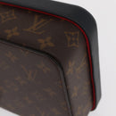LOUIS VUITTON Monogram Boite Camille GM Pouch Red GI0020 LV Auth bs32805V-14