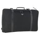 PRADA Carry Bag Nylon Black Silver Auth bs32807-1