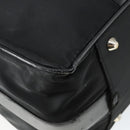 PRADA Carry Bag Nylon Black Silver Auth bs32807-18