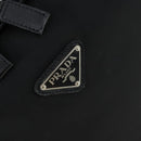 PRADA Carry Bag Nylon Black Silver Auth bs32807-19