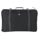 PRADA Carry Bag Nylon Black Silver Auth bs32807-13