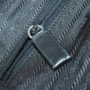 PRADA Carry Bag Nylon Black Silver Auth bs32807-24