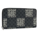 LOUIS VUITTON Damier Graphite Zippy Organizer Long Wallet N61214 LV Auth bs32812-1